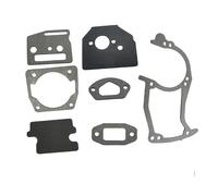 AOIUU 10 Pezzi/Lotto Guarnizione Cilindro Motosega carburatore Carter marmitta Guarnizione for 45 52 45cc 52cc 58cc 4500 5200 5800 decespugliatore(2pcs per Style)
