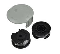 AOIUU 3 Pezzi Adatti for Bobina di Linea Bosch + Tappo di Copertura della Bobina for EasyGrassCut 23 26 18 18-230 18-260 18-26 Bobina di Ricambio for decespugliatore Garss