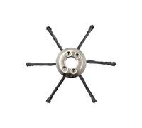 AOIUU Adatto for decespugliatore a Benzina, Testina for tagliabordi da 20 cm, Spazzola Universale for la rimozione di Erbacce, Muschio e ruggine.(8 inch 6cutter Set)