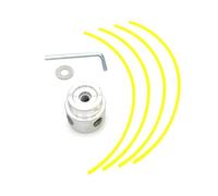 AOIUU Adatto for decespugliatore tagliabordi for Testina di Ricambio in Alluminio M10*1,25 con 4 Linee