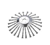 AOIUU Adatto for decespugliatore Universale da 6, 8 e 10 Pollici con Testina a Filo e Spazzola for Giardino a Disco(2Pcs 6inch Head)