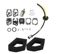 AOIUU Adatto for h-0-n-d-a GX25 GX35 HHT35 HHT35S for carburatore wal bro K20 WYJ, kit di riparazione e ricostruzione della guarnizione a membrana e detergente for elemento filtro aria/carburante.