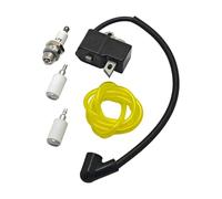 AOIUU Adatto for H-u-s-q=v-a-r-n-a 125E 125C 125L 125R 125RJ 128R 128LD 128C 128CD decespugliatore Bobina di accensione Candela Kit Filtro Carburante Linea