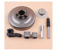AOIUU Adatto for H-u-s-q-v-a-r-n-=a 325 340 345 for Jonsered 350 2145 Parti for Motosega a Gas 7T Cuscinetto Tamburo Frizione Pompa Olio Pistone Ingrassatore Kit Ingranaggi elicoidali