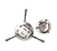 AOIUU Adatto for la Sostituzione della Testina del decespugliatore Universale con Ruota e Coltello for la rimozione della Polvere.(Color 3)
