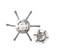AOIUU Adatto for la Sostituzione della Testina del decespugliatore Universale con Ruota e Coltello for la rimozione della Polvere.(Color 6)