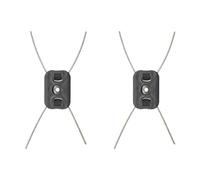 AOIUU Adatto for la Testina di Ricambio for decespugliatore Elettrico Weed Eater for decespugliatori a Batteria 2, 5, 10 Pezzi(2Pcs)