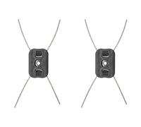 AOIUU Adatto for la Testina di Ricambio for decespugliatore, Testina for decespugliatore a Filo, Testina for decespugliatore a Batteria, Testina for decespugliatore Elettrico(2Pcs)