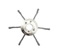 AOIUU Adatto for LUSQI 6 Pollici Universale Filo Ruota Erba Trimmer Testa Spazzola Erbacce for decespugliatore Albero Dritto rimozione Muschio ruggine 1 pz(Fit Gasoline Mower 2)