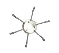 AOIUU Adatto for LUSQI 8 9 Pollici Universale Ruota Metallica Testina tagliaerba migliorata Spazzola rimozione Erbacce Muschio ruggine for decespugliatore a Benzina(9inch 6 Claws 85mm)