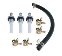 AOIUU Adatto for Motore h-0-n-d-a GX110 GX120 GX160 GX200 GX240 GX270 GX340 GX390 16955-ZE1-010, Giunto Serbatoio Benzina, Filtro Carburante, Kit Tubo Carburante con Morsetto