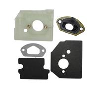AOIUU Adatto for motosega cinese 4500 5200 5800 45CC 52CC 58CC Kit guarnizioni for carburatore, distanziatore, guida interna, attrezzo da giardino