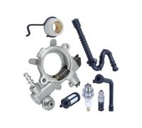 AOIUU Adatto for Motosega S-t-i-H=L 034 036 MS360 1125 640 3201 Pompa Olio Ingranaggio a Vite Senza fine Kit Filtro Olio Carburante