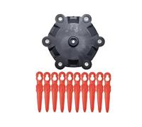 AOIUU Adatto for Parkside, for PRTA 20-LiA1, for LIDL, for Ian 311046 91099406, Testina di Ricambio for tagliabordi con Testina a Scatto Semplice(6 Cutter Head Blades)