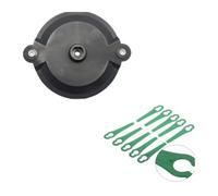 AOIUU Adatto for Parkside for Prta 20li A1311046 1 pz Testina di Taglio Erba 18 pz Lame for decespugliatore Verde Parti(Cutter Head Blades)