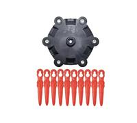 AOIUU Adatto for Parkside for Prta 20Li A1311046 Lama for decespugliatore Parti Testina Lama(C Cutter Head Blades)