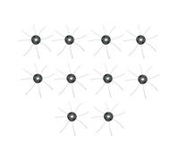 AOIUU Adatto for Testa di Taglio for Erbacce, Testa di Taglio elettrica da 15 mm, Testa di Taglio for Erbacce, tagliabordi a Batteria, Accessorio da Giardino, 2, 5, 10 Pezzi(10Pcs)
