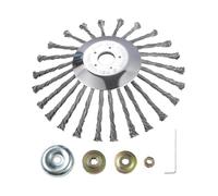 AOIUU Adatto for Testina di Taglio a Filo da 10 Pollici con Kit Adattatore for Utensili da Giardino, Parti di Utensili for Testina a Benzina Universale(10in with Adapter)