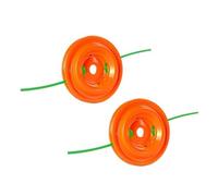AOIUU Adatto for Testina di Taglio INDEL, Lama, Parti di decespugliatori elettrici, Accessori for Tosaerba a Benzina, Attrezzi da Giardino.(Head X2)