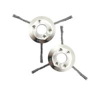 AOIUU Adatto for Testina tagliabordi Universale LUSQI da 6 Pollici con Ruota Metallica for decespugliatore ad Albero Dritto, rimozione di Muschio e ruggine, 1-2 Pezzi(2PC Fit Gasoline)