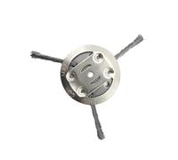 AOIUU Adatto for Testina tagliabordi Universale LUSQI da 6 Pollici con Ruota Metallica for decespugliatore ad Albero Dritto, rimozione di Muschio e ruggine, 1-2 Pezzi(Fit Gasoline Mower)