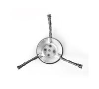 AOIUU Adatto for Testina Universale for tagliabordi LUSQI da 6 Pollici for Tosaerba Elettrico, rimozione di Muschio e ruggine, 1-2 Pezzi(Weeding Head 1)