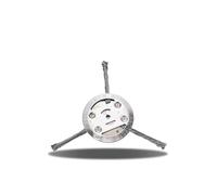 AOIUU Adatto for Tosaerba da 6-8 Pollici, Ruota for la rimozione della ruggine, Ruota for diserbo, Disco for diserbo Universale(A-3-blade Steel Wire)