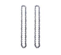 AOIUU Barra Guida for Motosega da 4, 6, 8 Pollici, Set di Catene for Motosega elettrica da 1/4 di Pollice for Mini Sega elettrica, tagliatrice for Legno, Catena di Ricambio(8 inch Chains 2PCS)