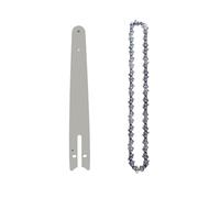 AOIUU Barra Guida for Motosega da 4, 6, 8 Pollici, Set di Catene for Motosega elettrica da 1/4 di Pollice for Mini Sega elettrica, tagliatrice for Legno, Catena di Ricambio(8 inch 2PCS)