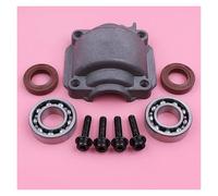 AOIUU Base della Coppa del Motore del Cilindro con 4 bulloni e Viti Adatte for Sthil MS180 MS170 018 017 MS 180 170, Pezzo di Ricambio for Motosega, Cuscinetto a manovella, Guarnizione dell'olio