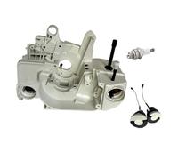 AOIUU Carter motore serbatoio carburante olio adatto for Sth-iL 021 023 025 MS210 MS230 MS250 motosega utensili pezzi di ricambio