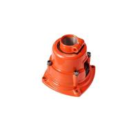 AOIUU Connettore Tamburo Frizione Quadrato 4T 9T scanalato alloggiamento Trasmissione Accessorio Parte for 143R 543R G45 decespugliatore tagliaerba(Sliver 28X9T)