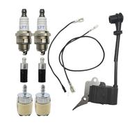 AOIUU for 2500 25cc Ricambi Filtro Olio Filtro Carburante Ricambi Motosega Attrezzi da Giardino Parti di Ricambio Bobina di Accensione Modulo Candela