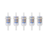 AOIUU for Filtro Carburante for Moto AHL da 5/16" e 5/16 Pollici, 8 mm, Benzina, gasolio(5pcs)