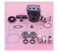 AOIUU Kit Cilindro pistone da 46 mm Adatto for Motosega H-u-s-q-v-a-r=n-a 55 51 503609172 W Guarnizione paraolio Perno Cuscinetto Tubo Carburante Maniglia di avviamento