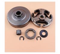 AOIUU Kit Cuscinetto rondella pignone Tamburo Frizione for H-u-s-q-v-a-r-n=-a 365, 372 XP, 372XP, 371, 362, Parti for Motosega da 3/8 di Pollice, Passo 7 Denti