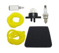 AOIUU Kit di candele di accensione, pompetta di adescamento, filtro aria e carburante, adatto for Crafts-ma, Sth-iL, Poulan, Mcculloch, J-0-n-s-e-r-e-d, decespugliatori a 4 tempi e soffiatori.