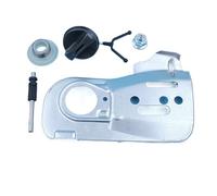 AOIUU Kit di ingranaggi a vite senza fine con piastra interna della barra della guida della pompa dell'olio adatto for motosega H-u-s-q-v-a-r-n=a 445 450 445E 450E, parte di ricambio