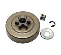 AOIUU Kit di rondella e Clip E for Tamburo Frizione con Passo 3/8 e 6 Denti, Adatto for motoseghe S-t-i-H-L MS170 MS180 MS210 MS230 MS250 017 018 021 023 025