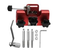 AOIUU Kit for affilare motoseghe portatile, set di utensili for sega elettrica e manovella, pietre for affilatura rapida for la lavorazione del legno, catene for motoseghe da giardino(Red)