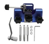 AOIUU Kit for affilare motoseghe portatile, set di utensili for sega elettrica e manovella, pietre for affilatura rapida for la lavorazione del legno, catene for motoseghe da giardino(Blue)