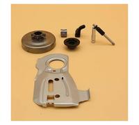 AOIUU Kit ingranaggio a vite senza fine con piastra pistone pompa olio tamburo frizione 7T da 325" adatto for motosega a gas da giardino H-u-s-q-v-a-r-n=a 340 345, pezzi di ricambio 503875701