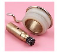 AOIUU Kit ingranaggio a Vite Senza fine for Pompa Olio Motosega Adatto for S-t-i-H=L MS180 018 MS170 017 MS 180 170 Parti del Motore della Motosega Parti for Utensili da Giardino