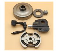 AOIUU Kit Pompa Olio con Cuscinetto a Tamburo Frizione da 3/8" e pignone Compatibile con i ricambi for Motosega Partner 350, 351, 352, 370, 371, 390 e 420.