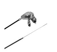 AOIUU Leva dell'acceleratore del Tosaerba, Maniglia dell'acceleratore a Pollice, Interruttore del Cavo di Controllo Adatto for h0-n-d-a GX160 GX200 Compactor Trowel Kit di Controllo