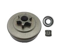 AOIUU Pignone for Catena a sperone con Tamburo Frizione da 3/8" 6T e Cuscinetto ad Aghi Adatto for Motosega S-t-L MS180 MS170 018 017 MS 170 180