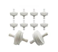 AOIUU Ricambio Adatto for b-r-i-g-g-s s-t-r-a-t-t-0-n, Crafts-Man, To-ro 394358s 56679 394358 394358S 10 Pezzi Filtro Carburante in Linea for Tosaerba da 1/4 di Pollice ID