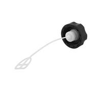 AOIUU Tappo for serbatoio carburante da 49 cc, tagliabordi da 43 cc, motosega nera adatta a tutti gli utensili da giardino, scooter a benzina e plastica.