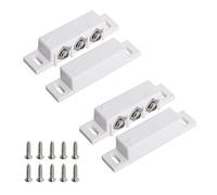 Aoje-Link, 2 set di interruttori magnetici RC-31, normalmente aperti e chiusi, senza allarme per porte e finestre, interruttore magnetico per porta, interruttore magnetico a contatto