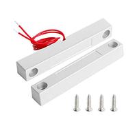 Aoje-Link MC-58 NO Wired Interruttore Magnetico Porta Finestra Reed Interruttore Micro Allarme Contatto Magnetico Sicurezza Argento Grigio 1 pz